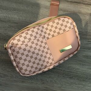 Elegant Pink Patterned Women's Bag